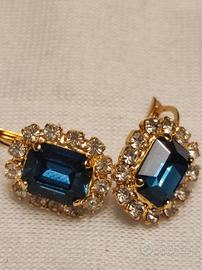 coppia orecchini donna vintage d'epoca clip