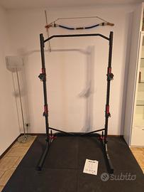 rack per squat e panca domyos 500