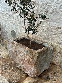 antica pila in pietra