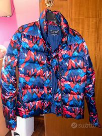 Piumino armani jeans multicolore