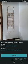 scolapiatti/portaoggetti da vasca vittoriano