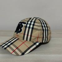 BURBERRY TB Monogram Vintage Check Baseball Cap