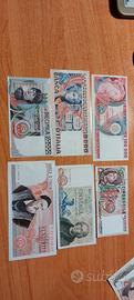 banconote italiane in  lire,riproduzioni 