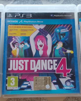 Giochi Just dance e Dance star party ps3
