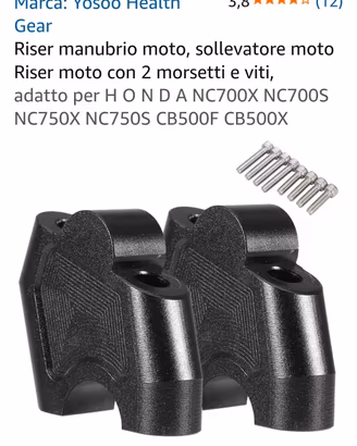 RISER  HONDA NC750 2017 NUOVI 