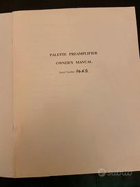 Manuale d’uso cello palette