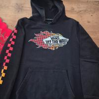 felpa VANS nera con stampa M RAGAZZO 