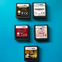 Lotto di 5 giochi per nintendendo ds3DS/2DS/NEW2DS