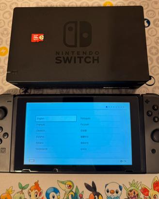 NINTENDO SWITCH MODELLO 2020 + MICRO SD +ACCESSORI