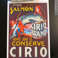 Poster Cirio, grande decorazione vintage cucina