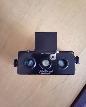 Voigtlander Stereoscopica Fotografica antica 3D