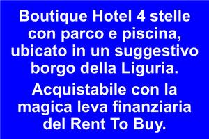Boutique hotel in Liguria