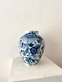 Richard Ginori vaso in porcellana a fiori