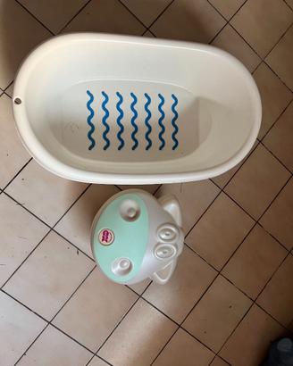 vaschetta per bagnetto bimbi con porta giochi