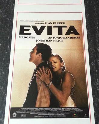 Locandina poster cinema film Evita vintage anni 90