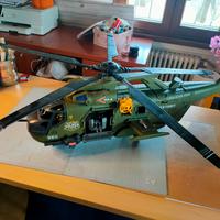 Elicottero militare  giocattolo 90cm