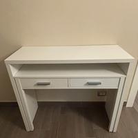 Scrivania consolle estensibile colore bianco