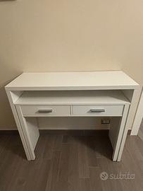 Scrivania consolle estensibile colore bianco