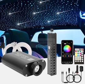 Kit luci LED stelle soffitto fibra ottica Chinly