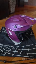 Casco jet UFO Plast Sheratan - viola opaco - S
