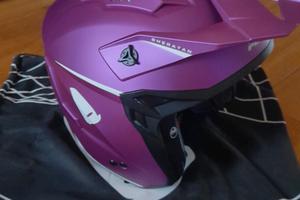 Casco jet UFO Plast Sheratan - viola opaco - S