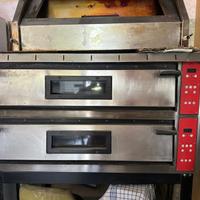 Forno pizza elettrico a due camere