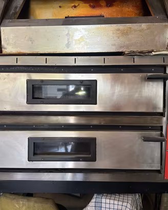 Forno pizza elettrico a due camere