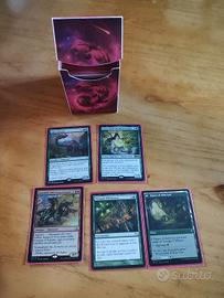 Mazzo MTG 60 Carte Dinosauri Tricolore + Accessori