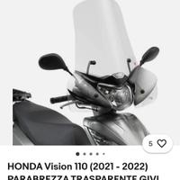 Parabrezza Honda Vision 110 anno 2021-2022