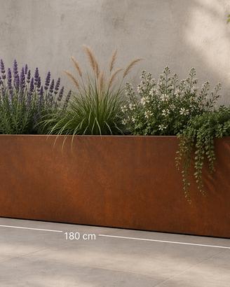 Fioriera in Corten