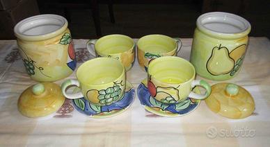 Set 2+2 GRATIS Tazze e Zuccheriere NUOVI
