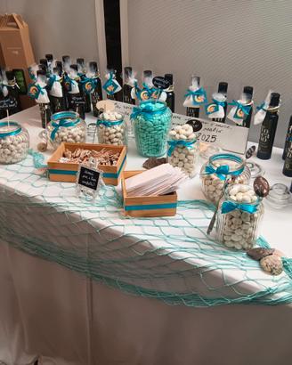 NOVE centrotavola matrimonio tema mare 