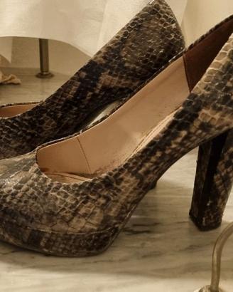 Scarpa finto pitone