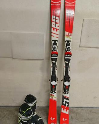 Come nuovi: Sci Rossignol 161 cm con attacchi + Sc