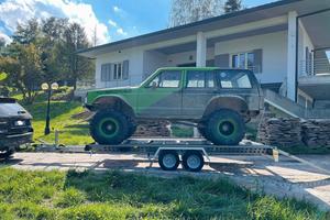 Rimorchio trasporto auto basculante ribassato