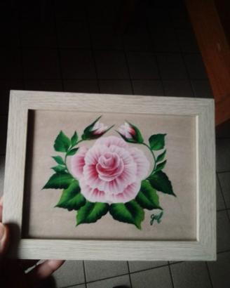 QUADRI FIORI DIPINTI A MANO