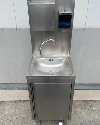 Lavandino-lavabo-lavamani in inox a 1 vasca