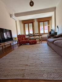 tappeto grande juta naturale intrecciato 