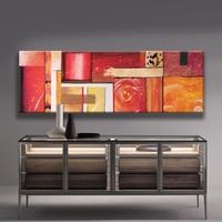 Quadro moderno astratto dipinto a mano