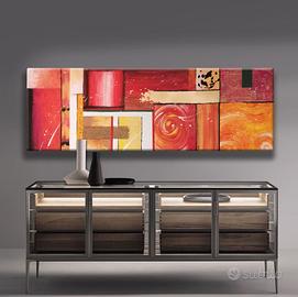 Quadro moderno astratto dipinto a mano