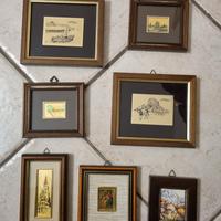 set di 7 quadretti piccoli
