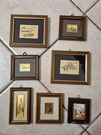 set di 7 quadretti piccoli
