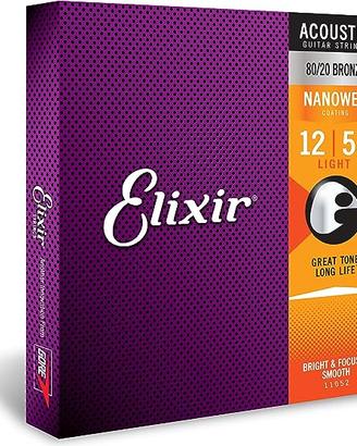 Corde per chitarra acustica bronzo 80/20 Elixir 