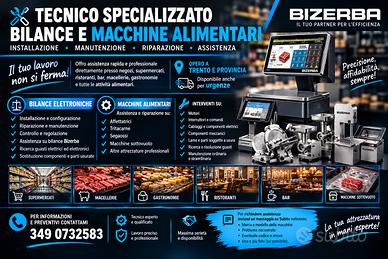 Tecnico Bilance e Macchine Alimentari -Riparazione