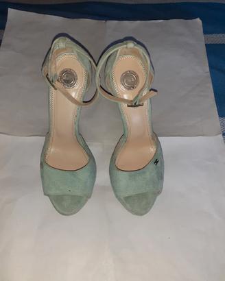 Scarpe donna ELISABETTA FRANCHI n.37 verde/acqua