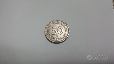 Moneta 50 Pfennig 1950