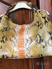 Borsa Ghibli in vero pitone