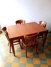 Calligaris Tavolo da Cucina e 4 Sedie