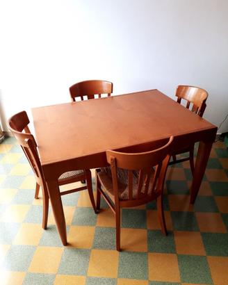 Calligaris Tavolo da Cucina e 4 Sedie