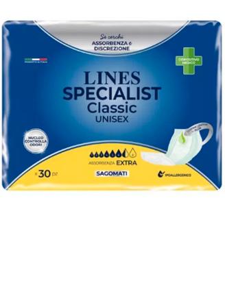 Pannoloni Sagomati Lines 30 PZ max assorbenza